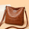 Bolso Bucket de Cuero Genuino con Grabado - Gran Capacidad para Mujer