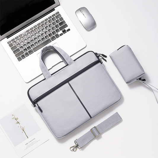 Funda Laptop con Bolsa Bandolera y Cierre