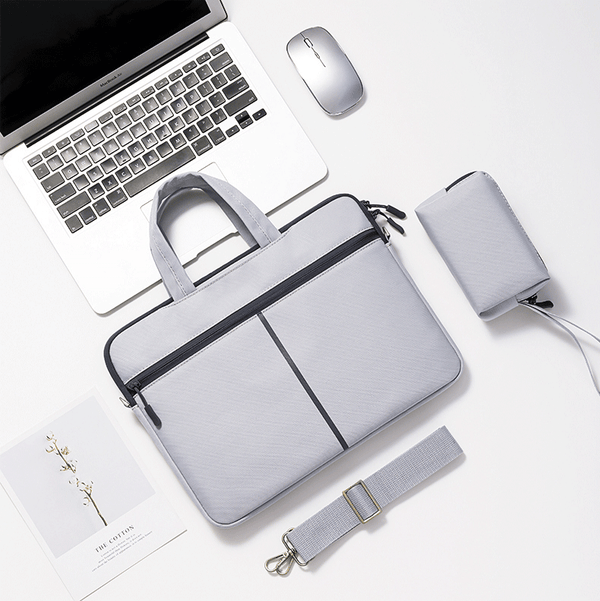 Funda Laptop con Bolsa Bandolera y Cierre