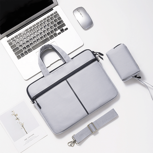 Funda Laptop con Bolsa Bandolera y Cierre