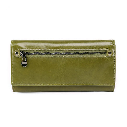 Billetera Larga de Cuero Genuino para Mujer - Diseño Minimalista - Image 11