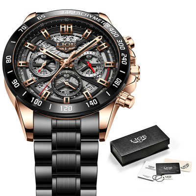Reloj Multifuncional de Cuarzo Hueco con Diseño Innovador y Resistencia al Agua - Image 5