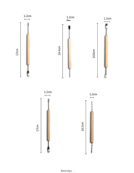 Set de 11 Herramientas de Arcilla Profesionales para Escultura y Cerámica - Image 15
