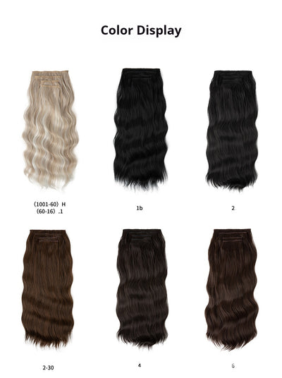 Set de 4 Pelucas de Fibra Térmica para Mujer - Cambio de Look Instantáneo - Image 23