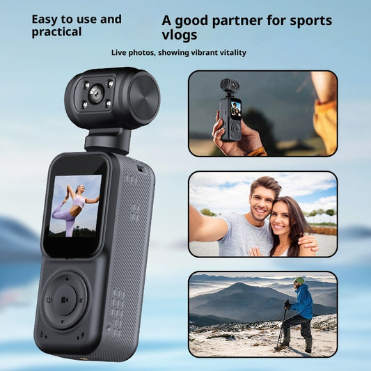 Cámara 4K Ultra Clara Portátil para Deportes y Aventuras al Aire Libre