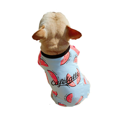 Ropa Fresca de Algodón para Perros - Manga Corta Primavera y Otoño - Image 4