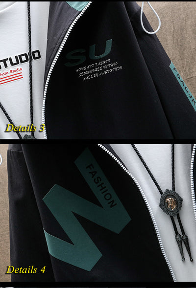 Chamarra Deportiva con Capucha Cropped de Forro Polar para Hombre - Image 22