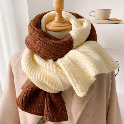 Bufanda de Lana Tejida Cálida para Otoño e Invierno - Image 5
