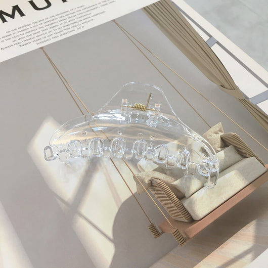 Pinza Geométrica de Acrílico Transparente para Trenzas - Image 10