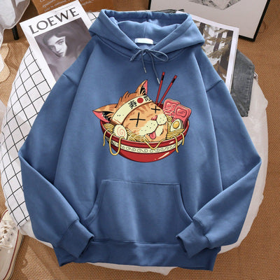 Playera Streetwear Samurai Gato Ramen - Diseño Urbano Japonés - Image 19