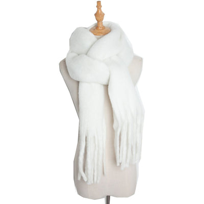 Bufanda Trenzada de Mohair Premium para Invierno - Suave y Abrigadora - Image 40