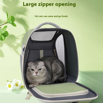 Mochila Transportadora Expandible para Gatos y Mascotas - Image 4