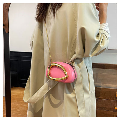 Bolsa Pequeña Vintage con Cadena de Metal y Mochila Crossbody - Image 15