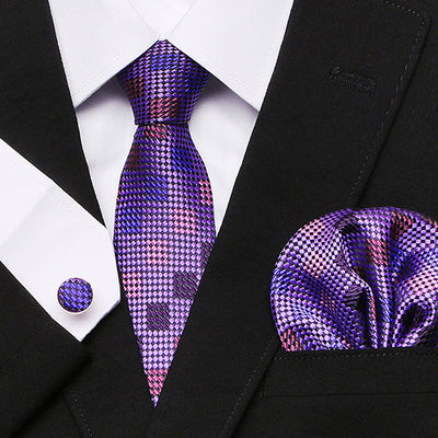Traje Tres Piezas para Hombre Serie Flor de Anacardo con Corbata - Image 30
