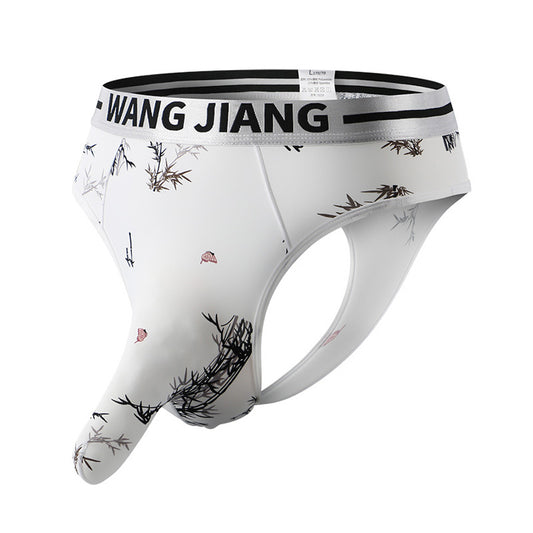 Ropa Interior Masculina Estilo Tinta China en Seda de Hielo para Verano - Image 2