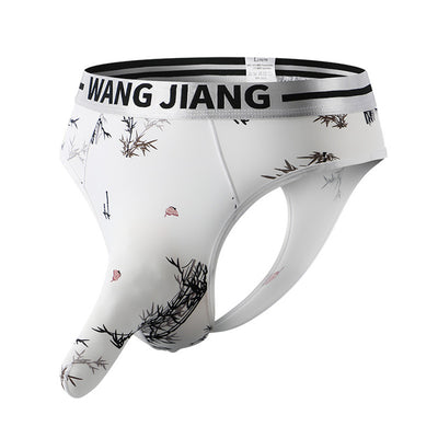Ropa Interior Masculina Estilo Tinta China en Seda de Hielo para Verano - Image 2
