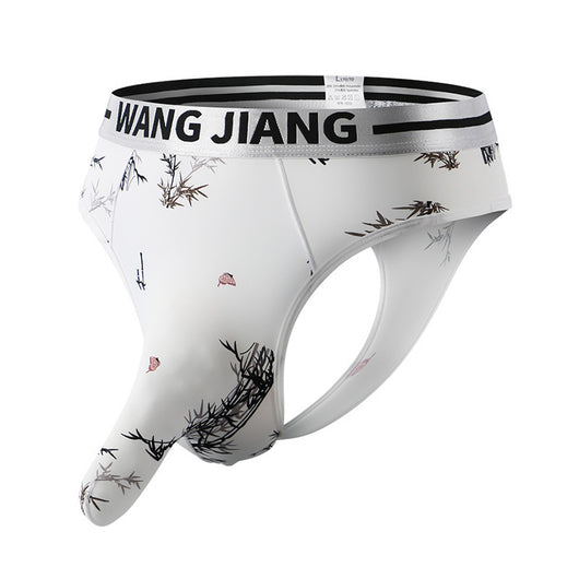 Ropa Interior Masculina Estilo Tinta China en Seda de Hielo para Verano - Image 2