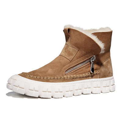 Bota New Fur One para Hombre - Cuero, Lana y Forro Polar - Image 8