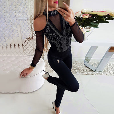 Jumpsuit Elegante de Gasa Entallado - Image 10