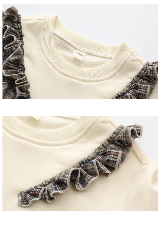 Vestido Infantil Estilo Coreano con Falda Plisada a Cuadros - Image 12