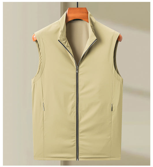 Chaleco Casual para Hombre Elegante y Cómodo con Cuello de Pie - Image 9