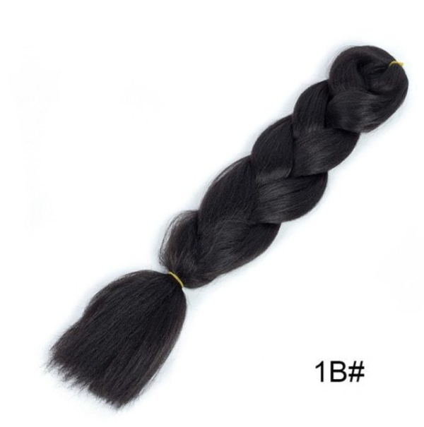 Peluca Sintética Trenzas Gruesas Estilo Dirty Braid