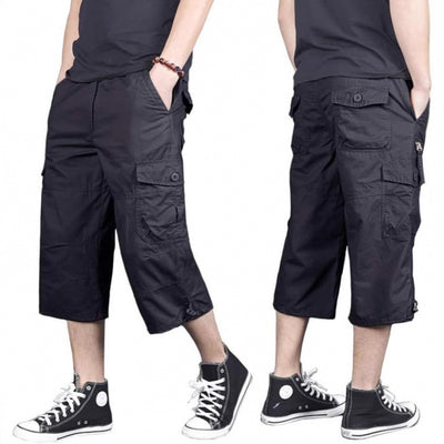 Pantalones de Trabajo Elásticos Cortos Estilo Largo - Image 3