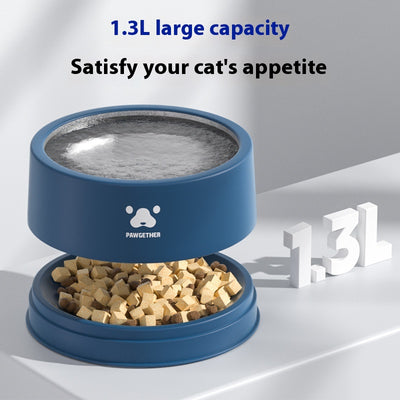 Comedero y Bebedero Antivuelco de Acero Inoxidable para Perros