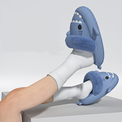 Pantuflas Tiburón Invierno Desmontables - Cálidas y Acogedoras para Casa - Image 4