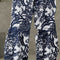 Pantalones Anchos de Algodón y Lino para Mujer