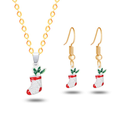 Conjunto de Collar y Aretes Navideños - Image 16