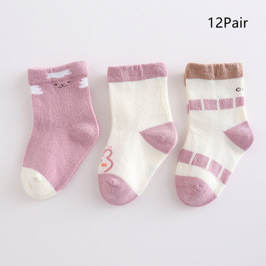 Calcetines de Algodón para Bebé con Animales de Dibujos Animados - Image 3