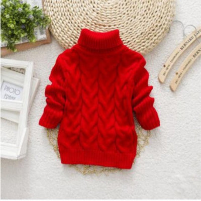 Suéter Cálido de Cuello Alto para Niños - Image 14