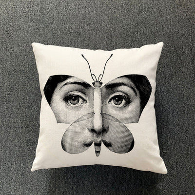 Funda de Almohada de Algodón y Lino para Sala de Estar - Image 26