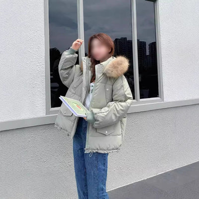 Abrigo Parka Holgado Reductor de Silueta para Mujer - Image 3