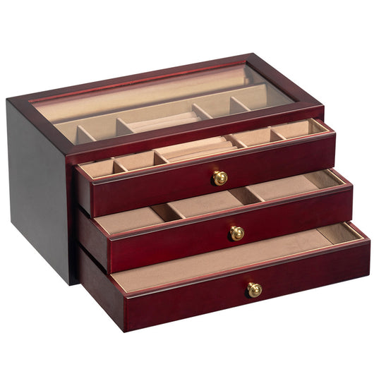 Joyero de Madera Maciza Lujo Multicapas Diseño Minimalista - Image 10