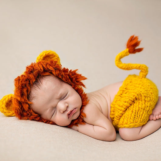Suéter de Algodón Lion Naranja