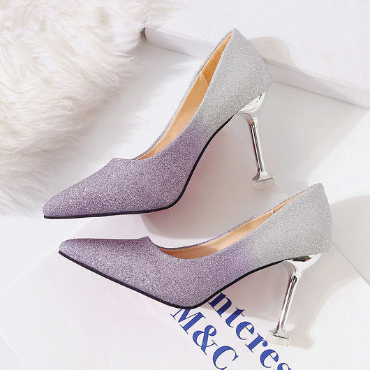 Tacones Stiletto Puntiagudos con Degradado Sexy - Image 6