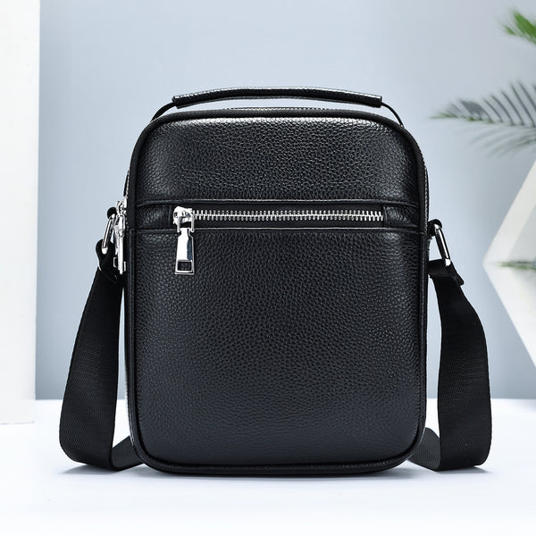 Bolso Bandolera de Cuero Genuino Primera Capa para Hombre
