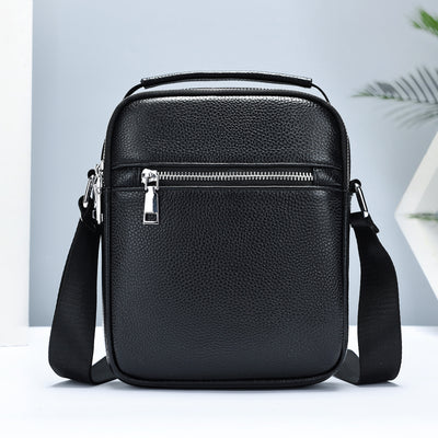 Bolso Bandolera de Cuero Genuino Primera Capa para Hombre