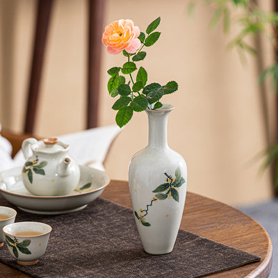 Maceta Cerámica Retro para Flores Hidropónicas - Adorno de Porcelana - Image 3