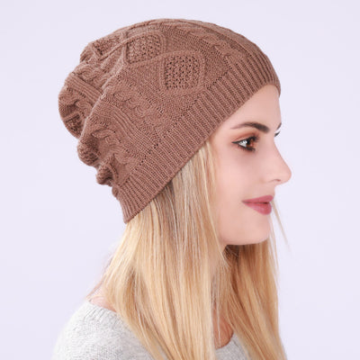 Gorro Tejido Plisado de Lana Polar Unisex - Image 3