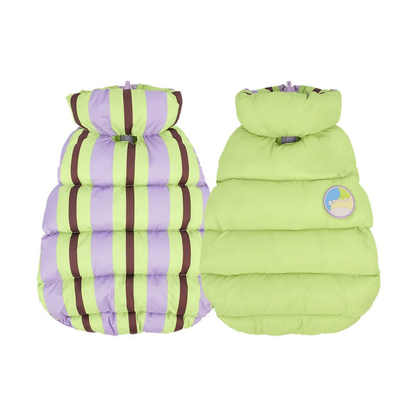 Chaleco Acolchado Reversible para Mascotas - Colores Pastel Invierno - Image 5