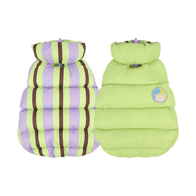 Chaleco Acolchado Reversible para Mascotas - Colores Pastel Invierno - Image 5