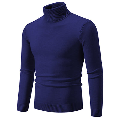 Suéter Cuello Alto Básico para Hombre - Estilo Europeo y Americano - Image 17