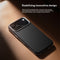 Funda Magnética de Cuero Genuino para Celular con Protección Antihuellas