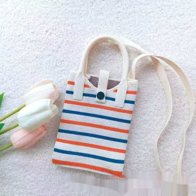 Bolso Bandolera Ligero de Rayas para Mujer - Diseño Versátil Todo Clima - Image 5