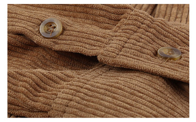 Camisa de Pana para Mujer con Solapa y Bolsillos - Image 15
