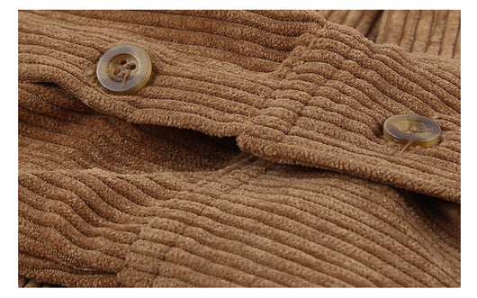 Camisa de Pana para Mujer con Solapa y Bolsillos - Image 15