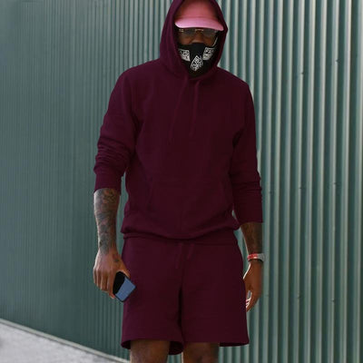 Conjunto de Sudadera y Shorts con Forro Polar para Hombre - Image 27